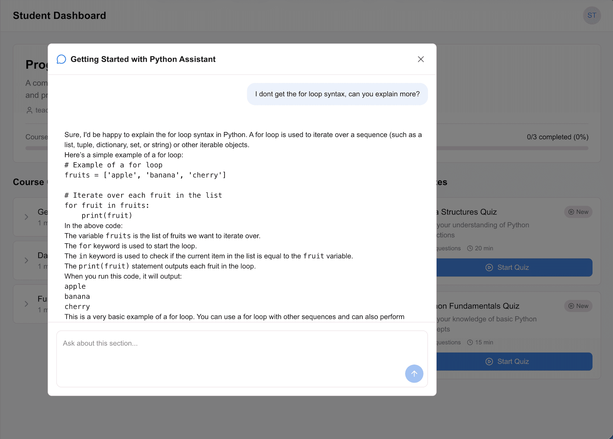 A Tutor for Every Student